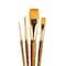 Princeton™ RealValue™ Golden Taklon Brush Set With 1" Wash
